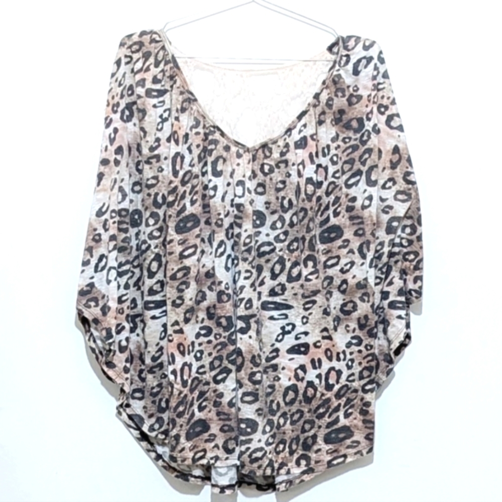 FANG | Leopard Poncho | Y2K | Lace | Poncho | Chic | Cape | Animal Print |